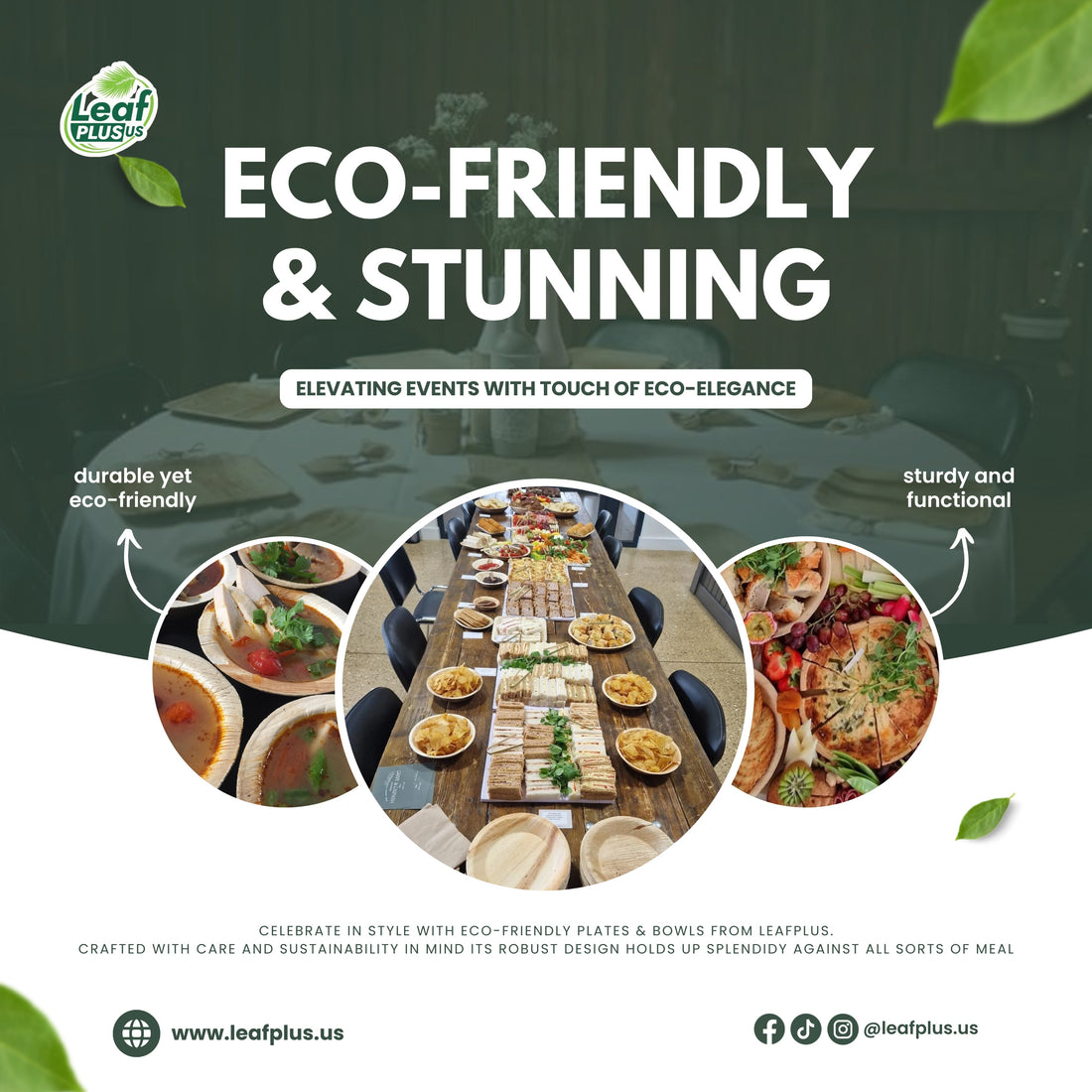 5 Ways to Make Your Next Event Eco-Friendly with Leafplus Plates