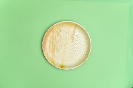 Shallow Round Leaf Plate - 10 Inch