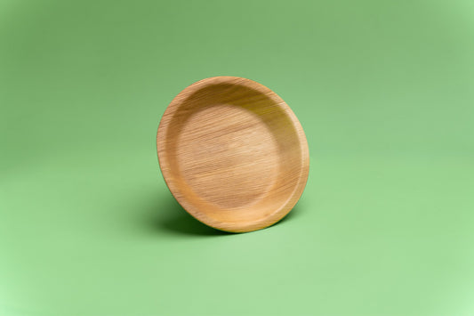 Shallow Round Leaf Plate - 8 Inch