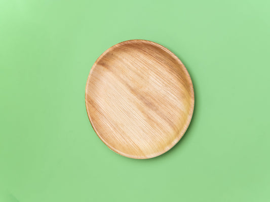 Shallow Round Leaf Plate 11 Inch